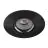 Noxion Encastré Spot Logic MR16 Inclinable Brillant Noir | 92mm - Diamètre 80mm - IP20 - Incl. GU10 Culot